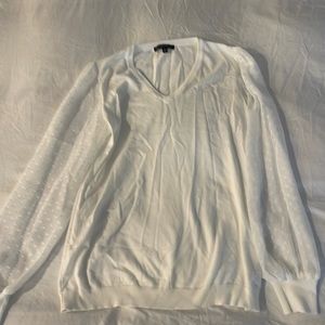 Size small Adrianna Papell Sweater with sheer sleeves